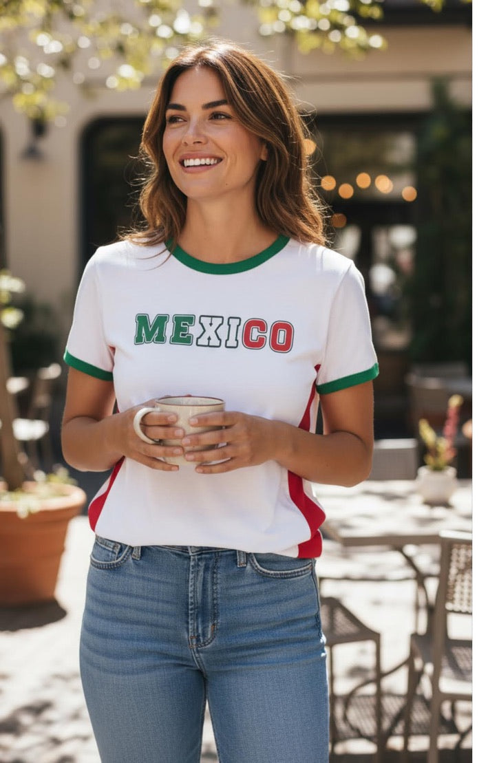 PLAYERA  MEXICO ( UNITALLA )  S.M.L