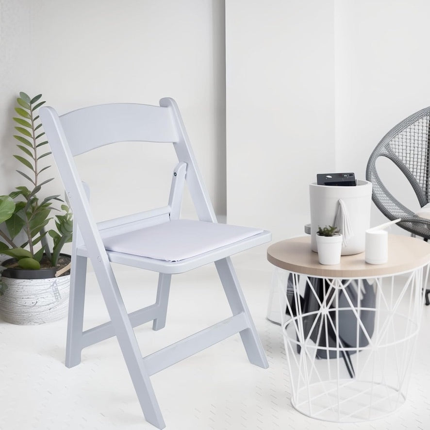SILLA RESINA BLANCA